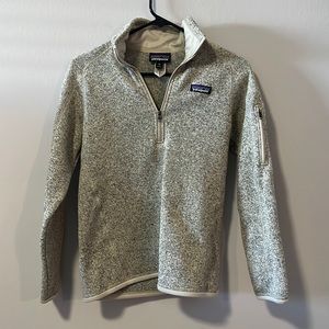 Patagonia Better Sweater pullover quarter zip.